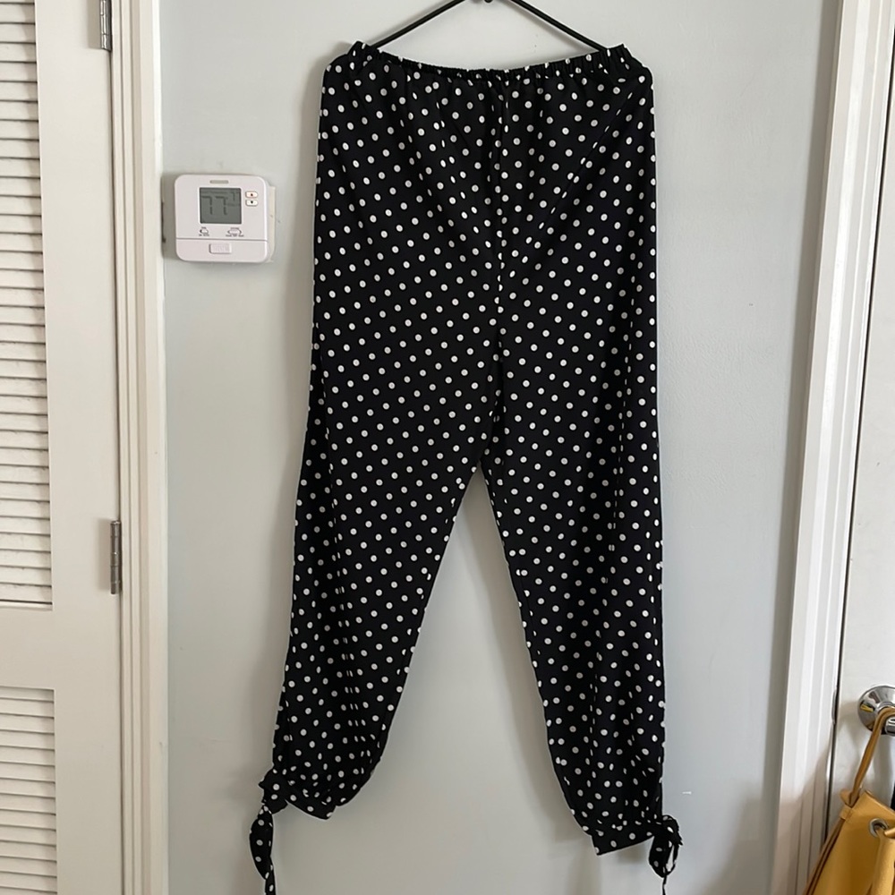 Polka dot pants